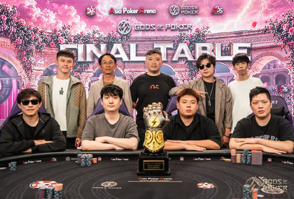 Final Table Set in the 2026 Gods of Poker Taipei II Main Event